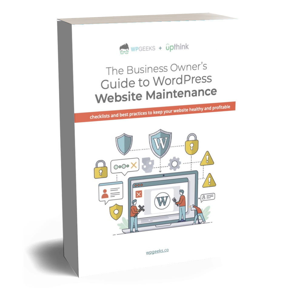 WPGeeks Guide To WordPress Website Maintenance Ebook square